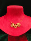 Delicate invisible short necklace