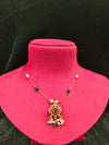 Delicate Necklace Invisible necklace with stone moti kundan