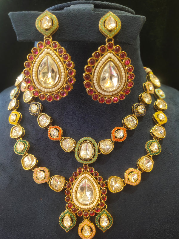 Layer Polki Necklace
