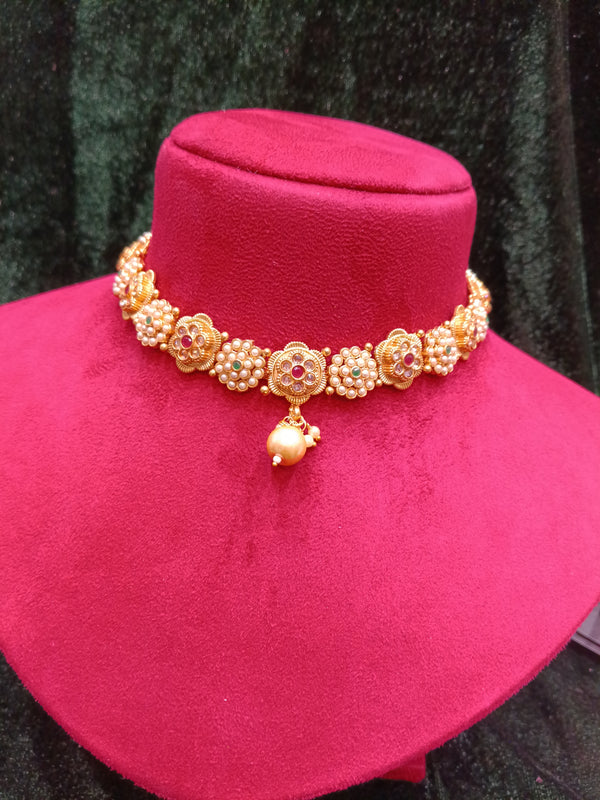 Rajvadi Antique Necklace