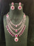 Long AD Stone Layer Necklace