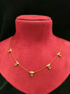 Delicate Necklace Invisible necklace with stone with moti Pearl