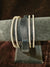 Stone 4 pic Bangles Size 2.2 Silver polish