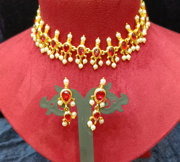 Moti Pearl Traditional Necklace