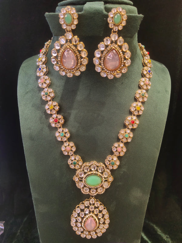 Kundan Long Necklace