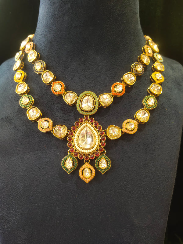 Layer Polki Necklace