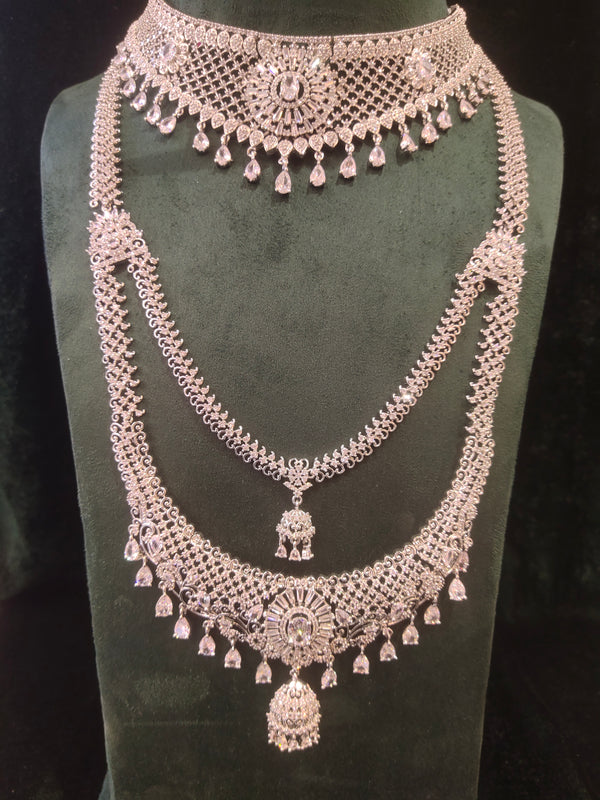 AD Stone Necklace Combo