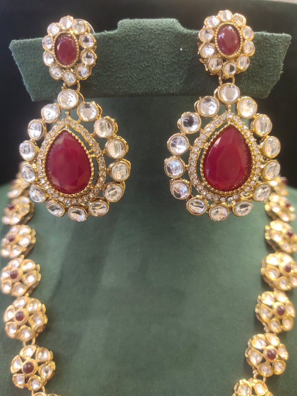Long Kundan Necklace