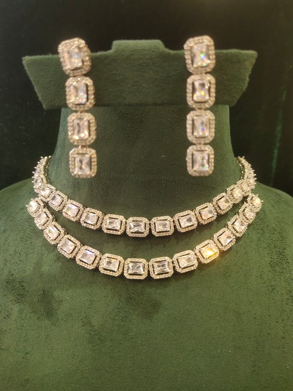 AD Stone Necklace
