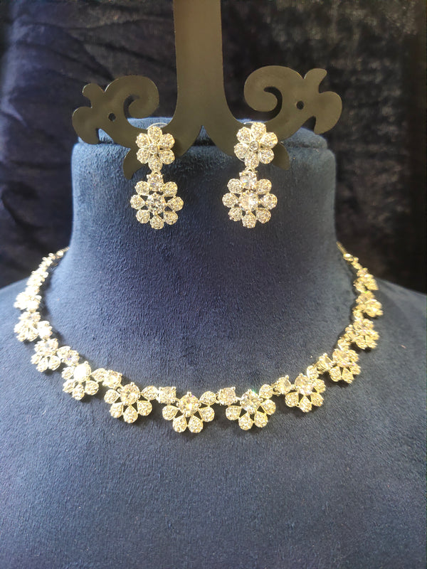 AD Stone Delicate Necklace