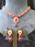 Red AD Stone Necklace