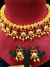 TraditionalGoldan Stone Necklace