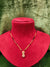 Short Length New Design Mangalsutra Artificial Imitation Short Mangalsutra With Black Breads With Stone Pendant