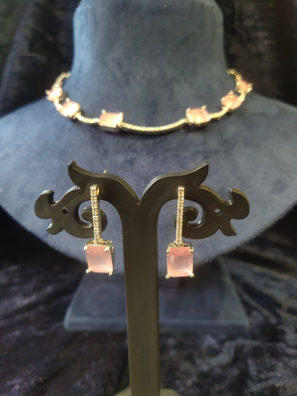 AD Stone Delicate Necklace