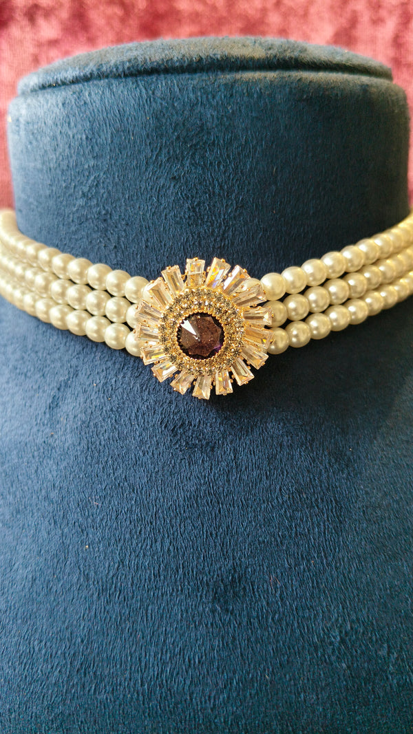 Pearl Moti Choker Necklace