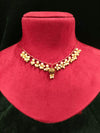 Beautiful Delicate Necklace Invisible necklace with stone and moti pearl