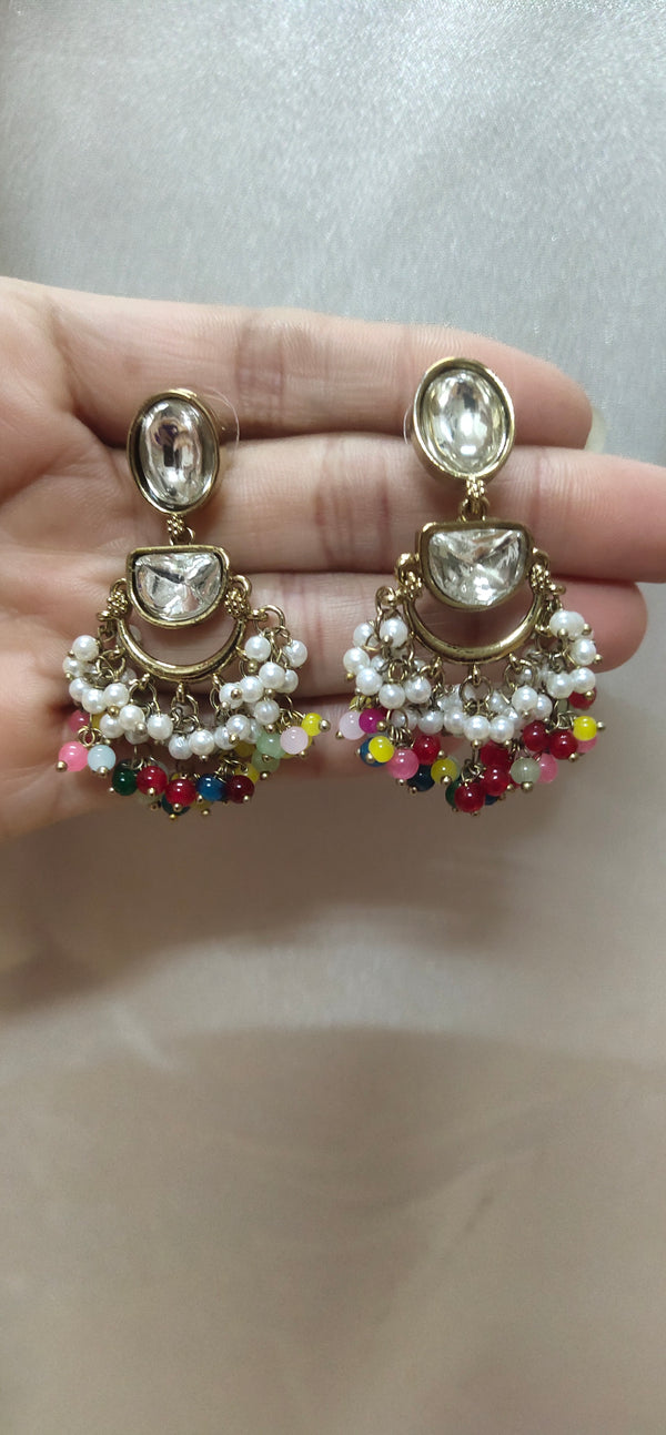 Kundan Chandbali Earring