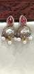 Kundan Earring, hangging perl...