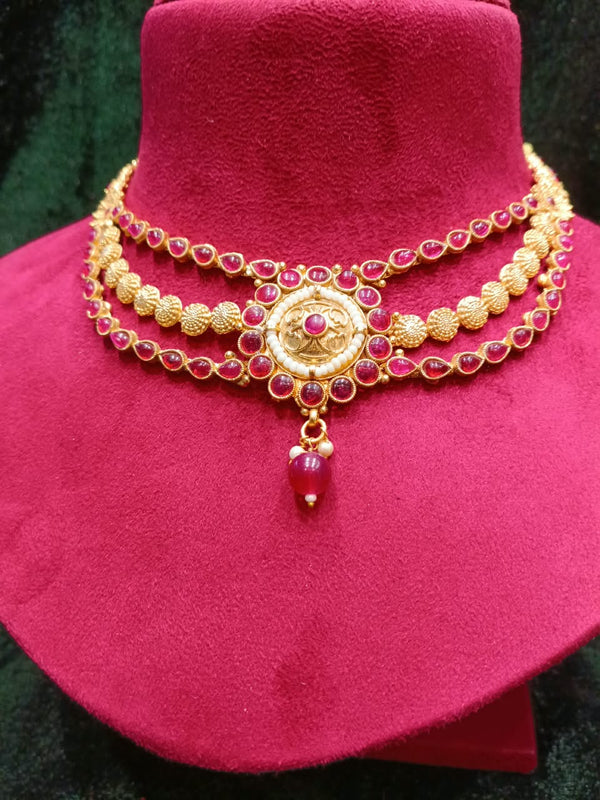 Rajvadi Kundan Necklace