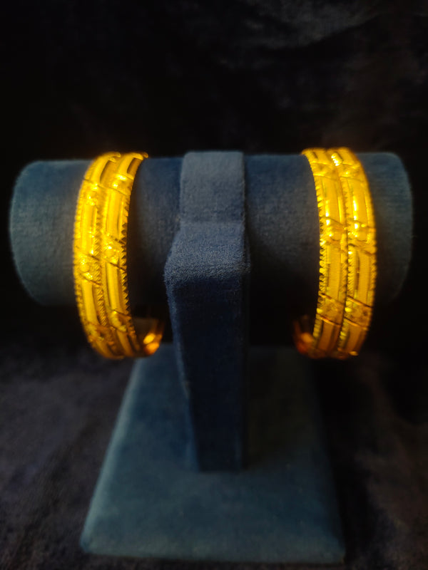 Bangles 2.4 size gold plated...