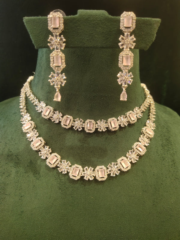 Layer AD Stone Necklace
