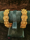 Gold polish Rajwadi Style 2 pic Bangles Size 2.4