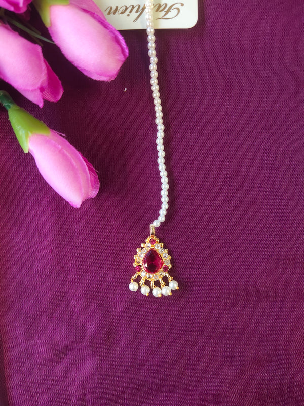 Moti Pearl Mangtika Bindi