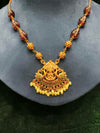 Golden and colour beads mala with pendant