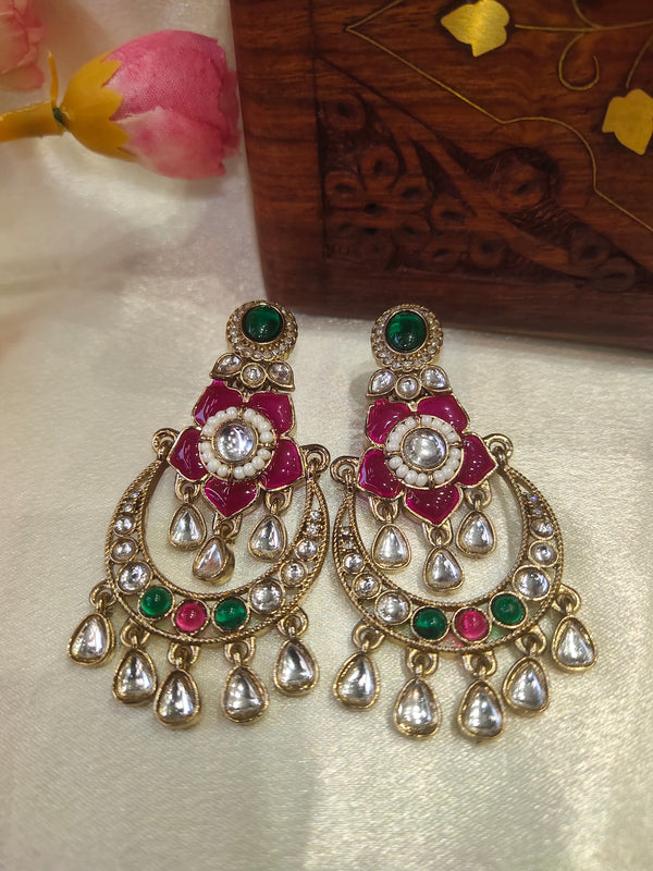 Kundan Chandbali Earring