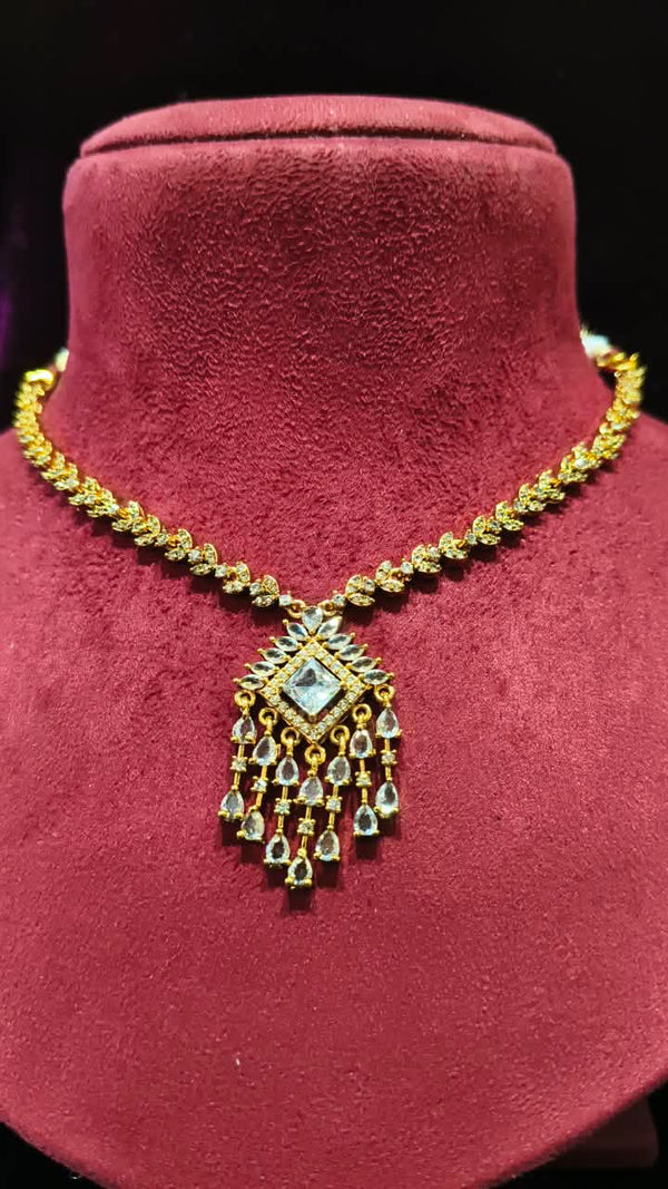 Stone AD Necklace