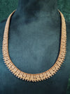 Long Plain Gold plated Necklace Traditional.