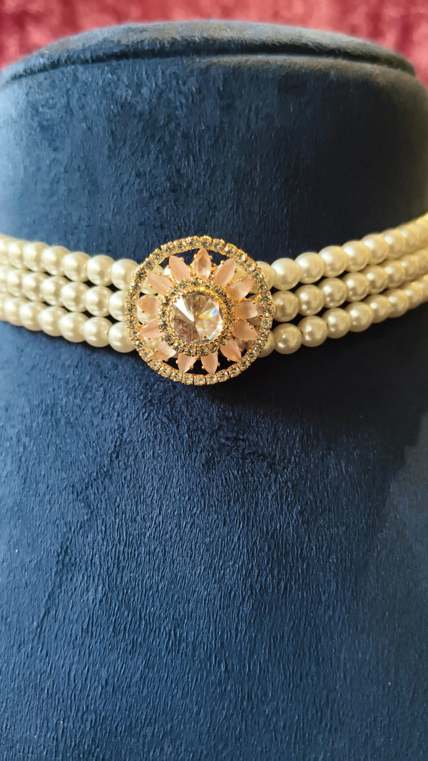 Moti Necklace Choker