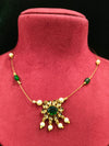 Delicate Necklace Invisible necklace with stone and moti pearl