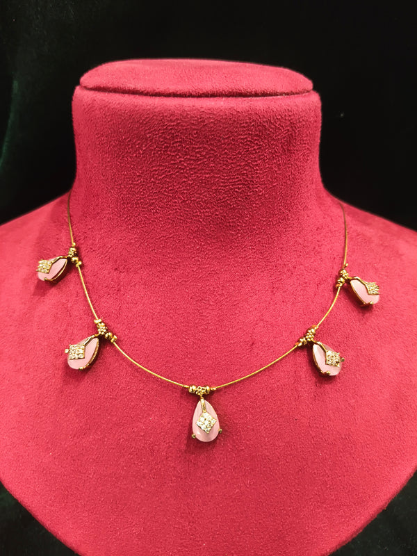 Delicate Necklace Invisible necklace with stone