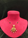 Delicate Necklace Invisible necklace with stone moti kundan