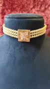 Moti Pearl Choker With Stone