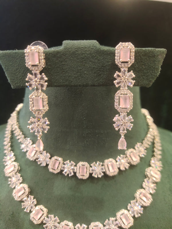 Layer AD Stone Necklace
