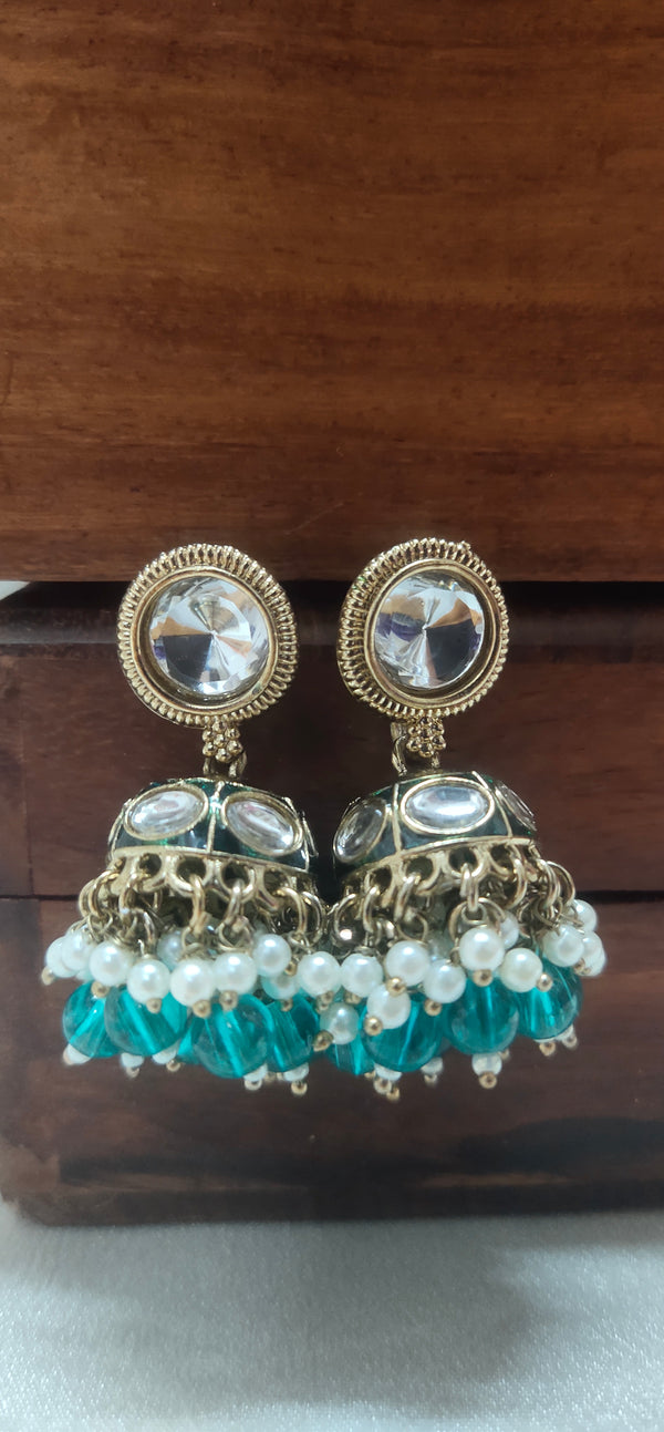 Kundan jhumka Earring