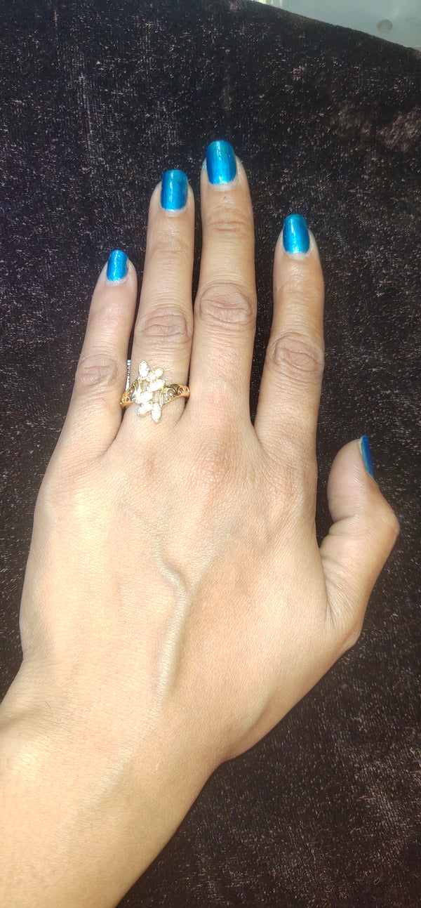Adjustable finger Ring Gold plated