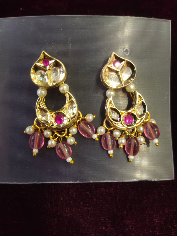 Chandbali Kundan Earring