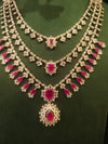Long AD Stone Layer Necklace