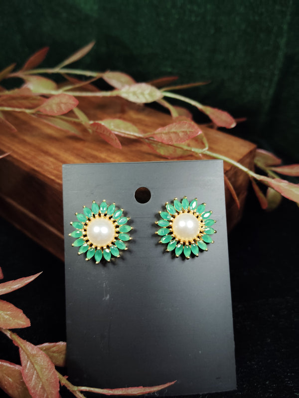 Moti Pearl Traditional Earring Stud