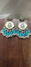 Kundan pearl Moti earring