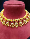 TraditionalGoldan Stone Necklace