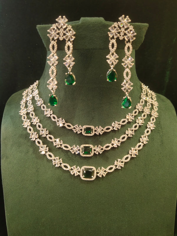 Layer AD Stone Necklace