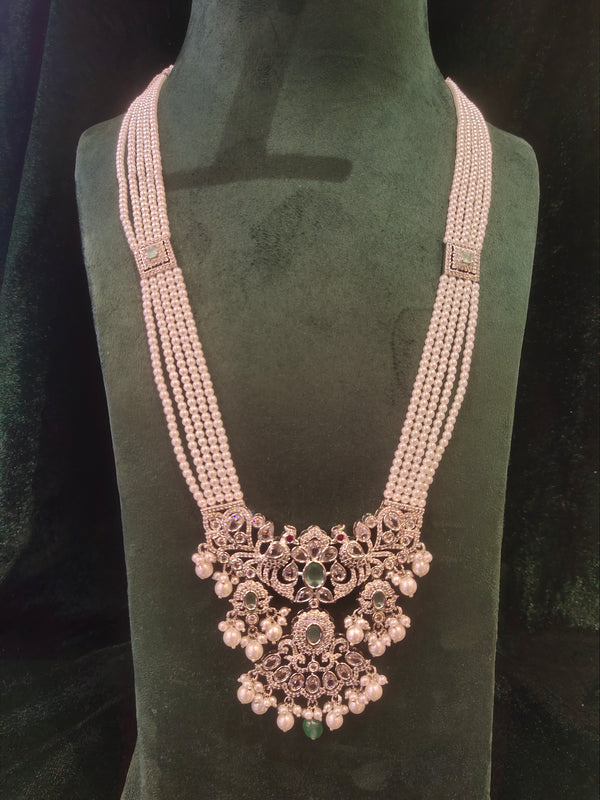 Long Royal Perl Moti Necklace