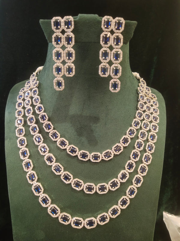 Layer AD Stone Necklace