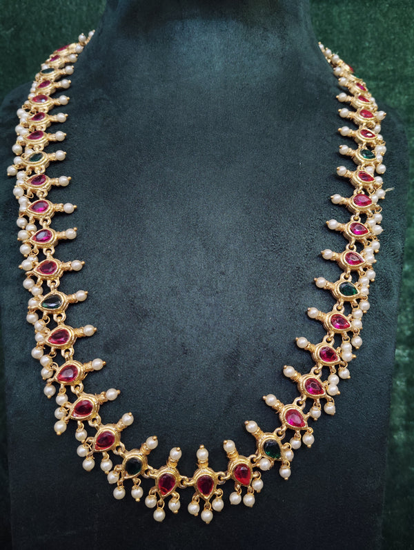 Moti Pearl Traditional Necklace long