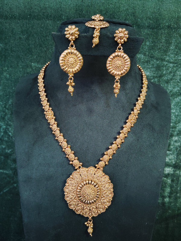 Long gold plated Necklace