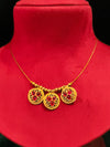 Delicate invisible short necklace
